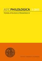 Acta Universitatis Carolinae Philologica. Translatologica Pragensia