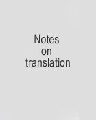 Notes on translation