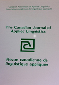 Canadian journal of applied linguistics