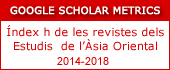 Índex h de les revistes de l'Àsia Oriental