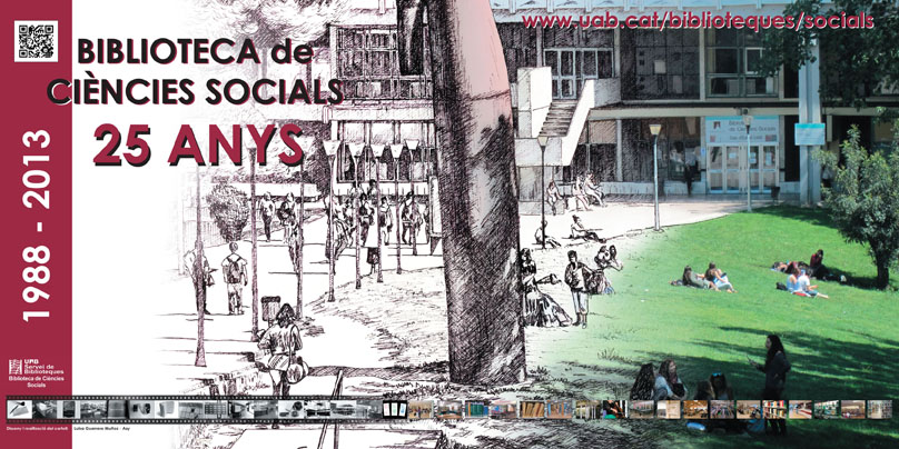 La Biblioteca de Ci&egrave;ncies Socials celebra el seu 25&egrave; aniversari (1988 - 2013)