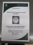 Conferncia 200 anys de la Constituci de Cadis 1812-2012