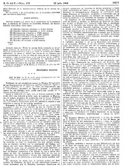 pgina del BOE del 1960 en qu es va publicar la compilaci